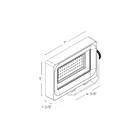 Dals Lighting DCP-FLD30-BK 30W Black Flood Light
