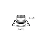 Dals Lighting DCP-GBR35-BK 12W 3.5" Black Gimbal Recessed Light