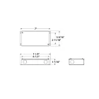 Dals Lighting DR2412DIM 12W Black LED Driver