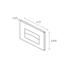 Dals Lighting LEDSTEP005D-CC-WH 3W 4.75" White Horizontal Step Light