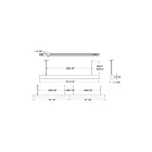 Dals Lighting LNPDSC48-CC-WH 40W 48" White Linear Architectural Light