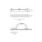 Dals Lighting MSL10-CC-AWH 24W 13" White Multi Spot Recessed Light