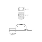 Dals Lighting MSL4-CC-BK 12W 3" Black Multi Spot Recessed Light
