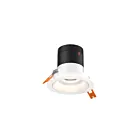 Dals Lighting RC03-CC-20-RGWH-TWH 3" White Recessed Light Wattage and CCT Selectable