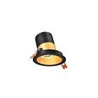 Dals Lighting RC03-CC-35-SLGD-TBK 3" Gold Recessed Light Wattage and CCT Selectable