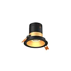 Dals Lighting RC03-CC-60-RGGD-TBK 3" Gold Recessed Light Wattage and CCT Selectable