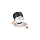 Dals Lighting RC04-CC-20-SLAZ-TWH 4" Alzak Recessed Light Wattage and CCT Selectable