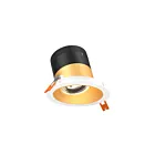 Dals Lighting RC04-CC-20-SLGD-TWH 4" Gold Recessed Light Wattage and CCT Selectable