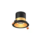 Dals Lighting RC04-CC-60-RGGD-TBK 4" Gold Recessed Light Wattage and CCT Selectable