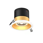 Dals Lighting RC06-CC-20-RGGD-TWH 6" Gold Recessed Light Wattage and CCT Selectable