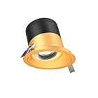 Dals Lighting RC06-CC-20-SLGD-TGD 6" Gold Recessed Light Wattage and CCT Selectable