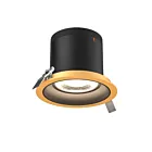 Dals Lighting RC06-CC-35-RGBK-TGD 6" Black Recessed Light Wattage and CCT Selectable