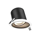 Dals Lighting RC06-CC-35-SLBK-TWH 6" Black Recessed Light Wattage and CCT Selectable