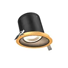 Dals Lighting RC06-CC-60-SLBK-TGD 6" Black Recessed Light Wattage and CCT Selectable