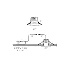 Dals Lighting RGR6-CC-BK 20W 6" Black Recessed Light