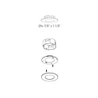 Dals Lighting RTJB4-CC-WH 9W 4" White Retrofit Recessed Light 