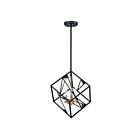 Eglo Corrientes 204587A 3-Lights 180 Watt Black Pendant