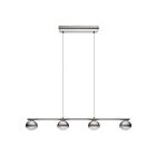 Eglo Lombes 94299A 4-Lights 16.8 Watt Satin Nickel Pendant