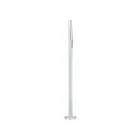 Eglo 97582A Barbotto 1-Light 10W White and Silver Floor Lamp