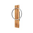Eglo Boyal 99353A 15W Black and Brown Rustic Wall Light