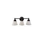 Eiko BRVWW-3A19-NI 3-Lights Nickel Bulb Ready Vanity Westwood