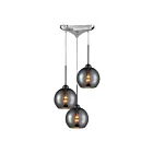 ELK Home Cassandra Configurable 10240-3CHR Polished Chrome 3 Lights 300W Multi Pendant