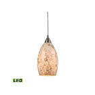 ELK Home Capri Configurable 10443-1-LED Satin Nickel 1 Light 9.5W LED Multi Pendant