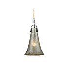 ELK Home Hand Formed Glass 10651-1 Oil Rubbed Bronze 1 Light 60W Mini Pendant