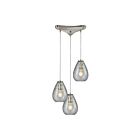 ELK Home Lagoon Configurable 10760-3 Satin Nickel 3 Lights 180W Multi Pendant