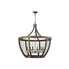 ELK Home Renaissance Invention 1140-033 Weathered Zinc 6 Lights 360W Pendant