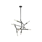 ELK Home 11859-10 Free Form 600W 10-Lights Dark Graphite Chandelier