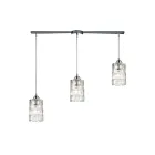ELK Home Ezra 17414-3L Polished Chrome 3 Lights 180W Multi Pendant