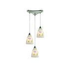 ELK Home Seashore Configurable 20000-3 Satin Nickel 3 Lights 180W Multi Pendant