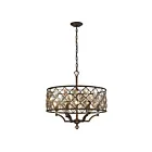 ELK Home 31097-6 Armand 360W 6-Lights Weathered Bronze Chandelier