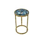 ELK Home 3138-291 Blue Agate Krete Accent Table