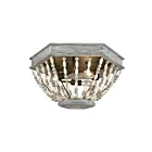 ELK Home Summerton 33191-3 Washed Gray 3 Lights 180W Flush Mount