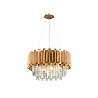 ELK Home 33215-6 Seneca Falls 360W 6-Lights Matte Gold Chandelier