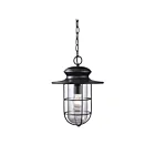 ELK Home Portside 42286-1 Matte Black 1 Light 100W Outdoor Pendant