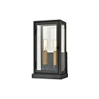 ELK Home Foundation 45501-2 Matte Black 2 Lights 120W Outdoor Wall Sconce