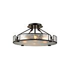 ELK Home Lindhurst 57091-4 Oil Rubbed Bronze 4 Lights 240W Semi Flush Mount