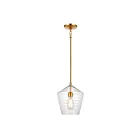 ELK Home Konis 69255-1 Satin Brass 1 Light 60W Mini Pendant