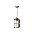 ELK Home Crenshaw 89147-1 Anvil Iron 1 Light 60W Outdoor Pendant