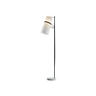 ELK Home Banded Shade D2730 Matte Black 1 Light 100W Floor Lamp