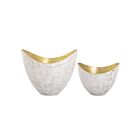ELK Home H0807-9270-S2 White Hansen Bowls - Set of 2