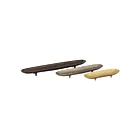 ELK Home S0807-9789-S3 Bronze Bosco Trays - Set of 3
