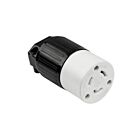 Enerlites 66402-BK Industrial Grade Locking Cord Connector