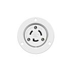 Enerlites 66404-W Locking Flanged Outlet