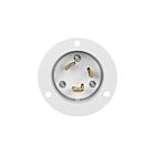 Enerlites 66453-W Locking Flanged Inlet