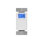 Enerlites HET01-H1-W Astronomic Digital In-Wall Programmable Timer Switch