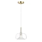 ET2 Lighting E10042-18SBR Deuce 1-Light 4W Satin Brass Pendant
